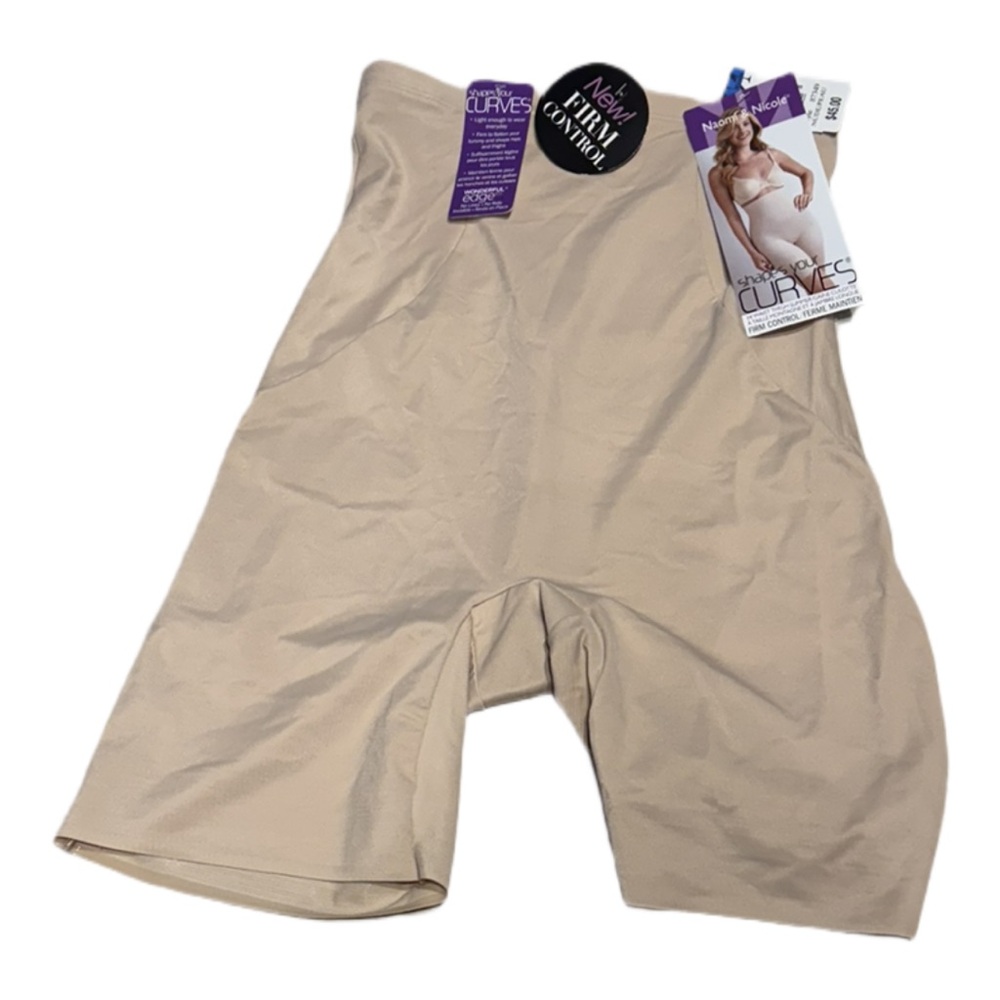 Nude High-Waisted Shapewear Shorts